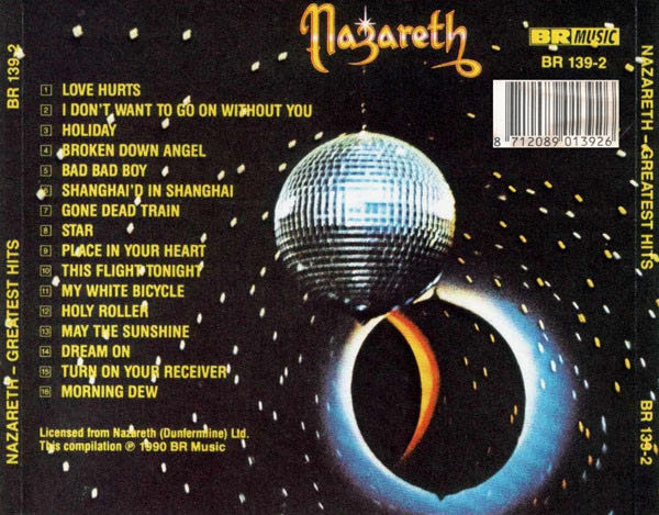 Greatest Hits - Nazareth (CD - 63) music collectible [Barcode 8712089013926] - Main Image 2