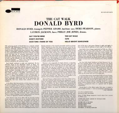 The Cat Walk - Donald Byrd (12” - 40:41) music collectible - Main Image 2