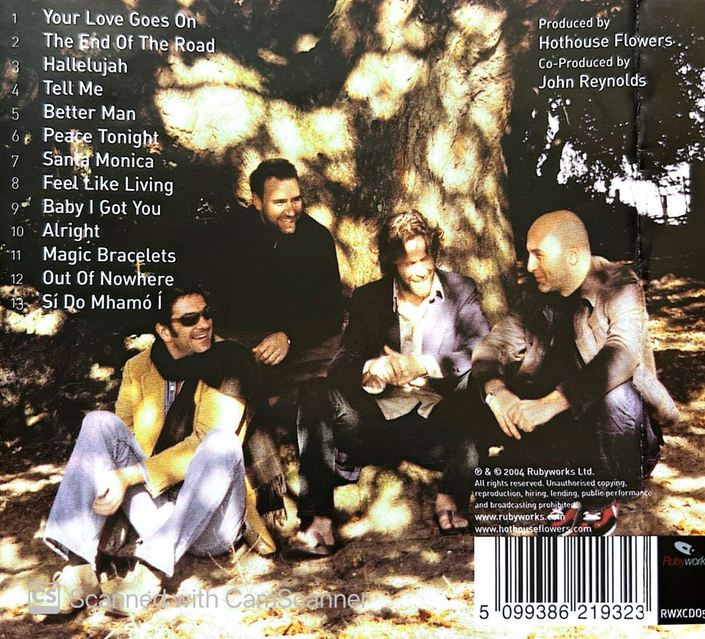 Into Your Heart - Hothouse Flowers (CD) music collectible [Barcode 5099386219323] - Main Image 2