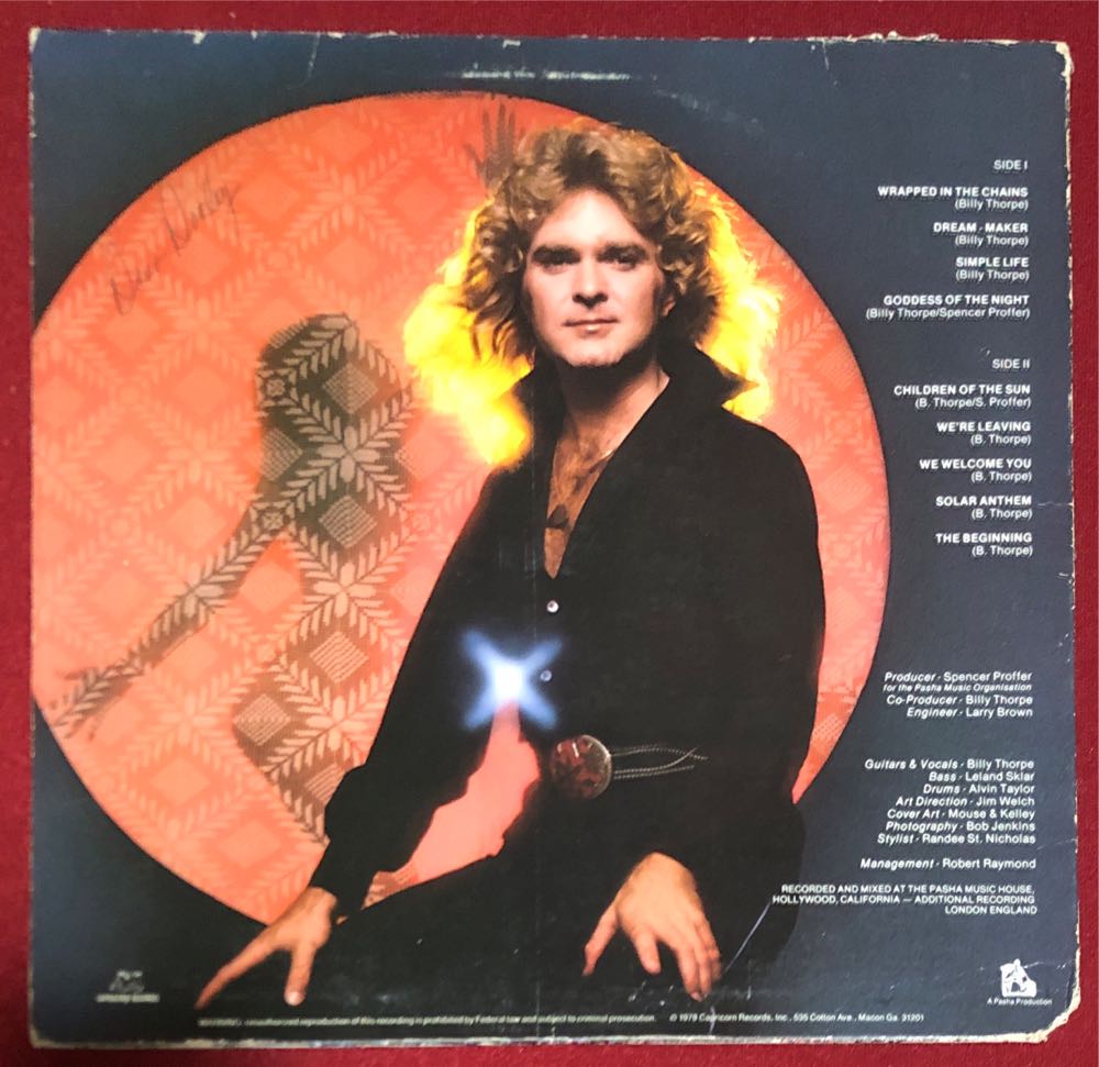Children Of The Sun - Thorpe, Billy (12”) music collectible - Main Image 2