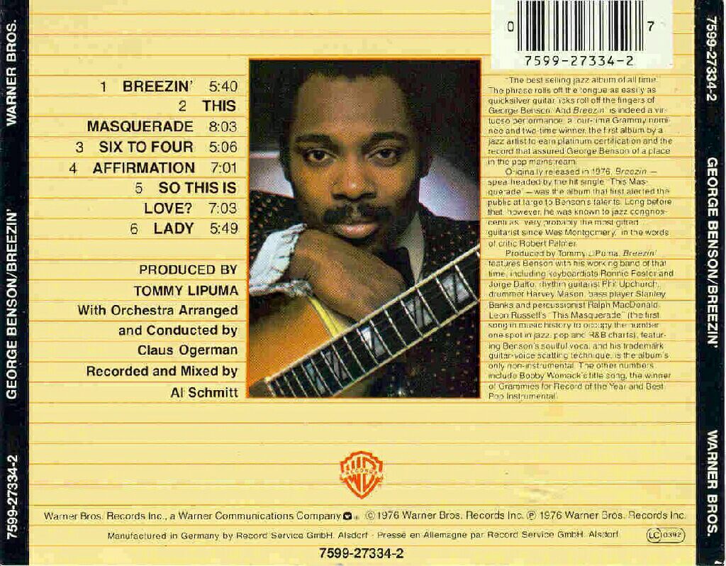 Benson - Breezin’ - George Benson (SACD - 40) music collectible [Barcode 777497865176] - Main Image 2