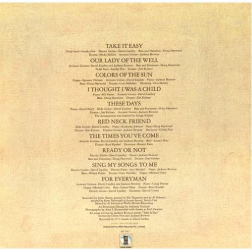 For Everyman - Jackson Browne (CD - 4113) music collectible [Barcode 081227891329] - Main Image 2