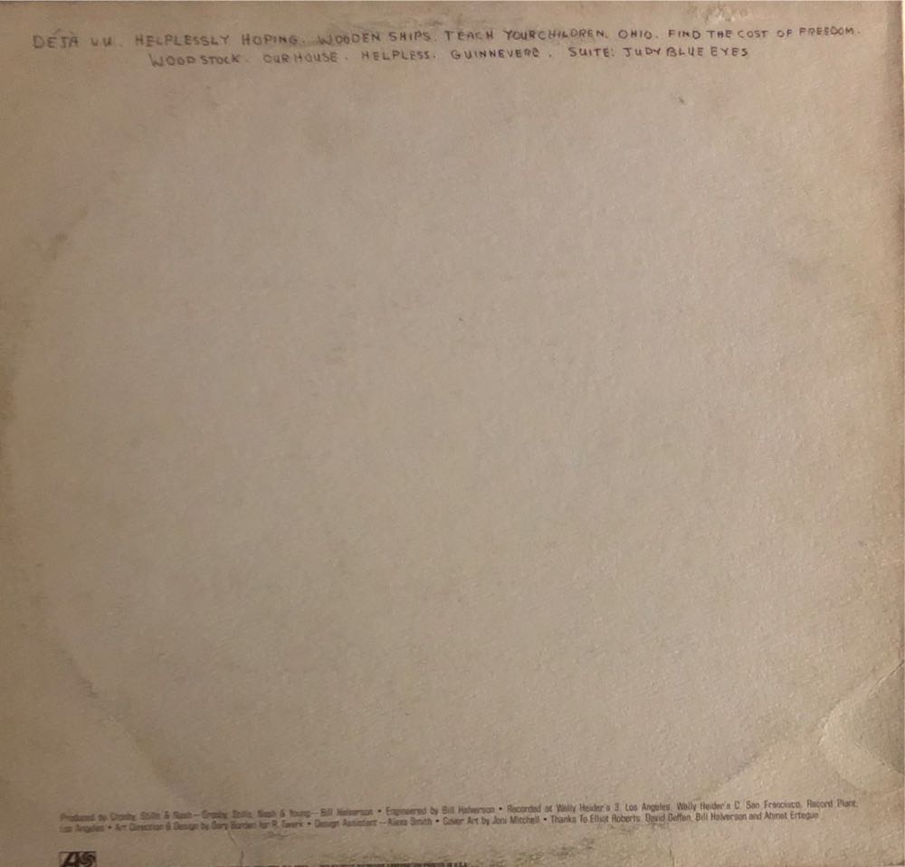 So Far - Crosby, Stills, Nash & Young (12” - 43) music collectible - Main Image 2