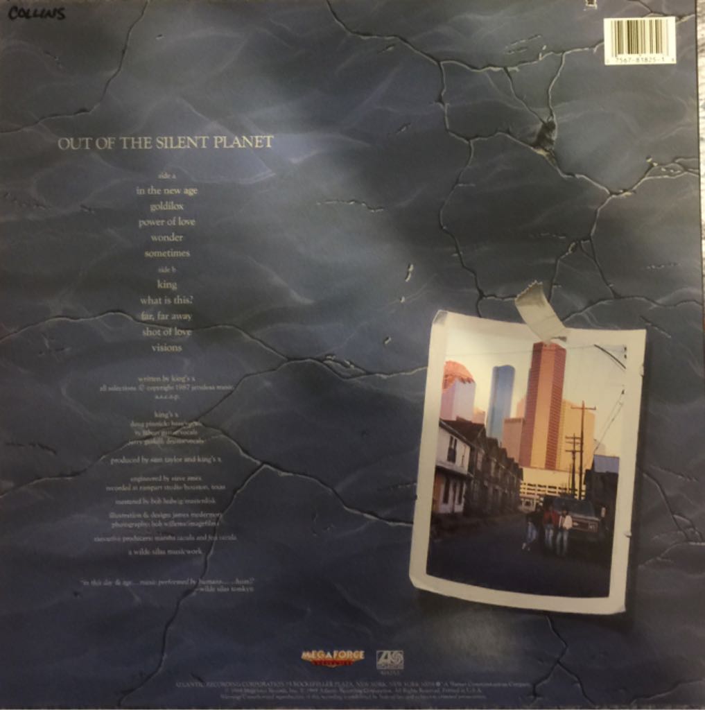Out Of The Silent Planet - King’s X (12”) music collectible [Barcode 075678182518] - Main Image 2
