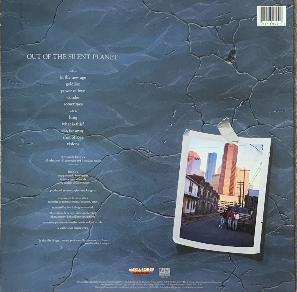 Out Of The Silent Planet - King’s X (12”) music collectible [Barcode 075678182518] - Main Image 4