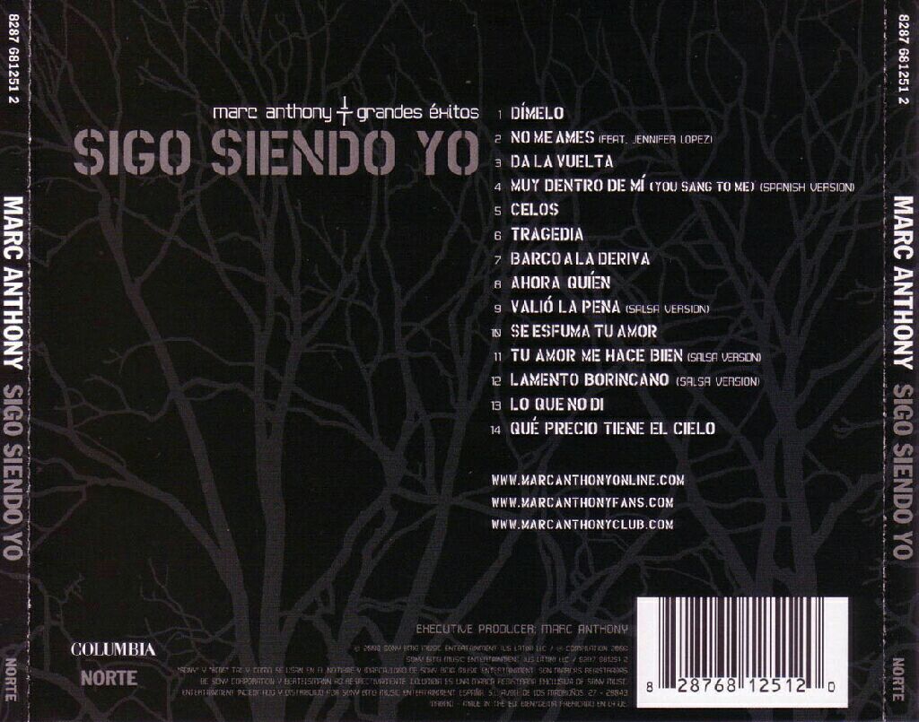 Sigo Siendo Yo - Marc Anthony (CD) music collectible - Main Image 2