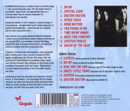 Phenomenon - UFO (CD - 49:21) music collectible [Barcode 5099950444021] - Main Image 2