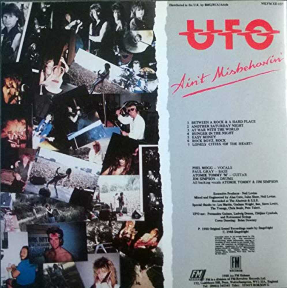 Ain’t Misbehavin - UFO (CD) music collectible - Main Image 2
