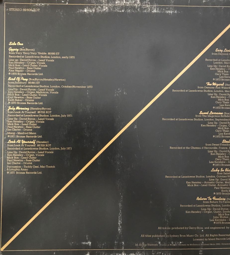 Best Of - Uriah Heep music collectible - Main Image 2