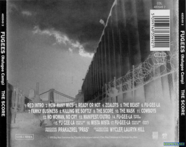 The Score - Fugees (CD - 45:68) music collectible [Barcode 5099748354921] - Main Image 2