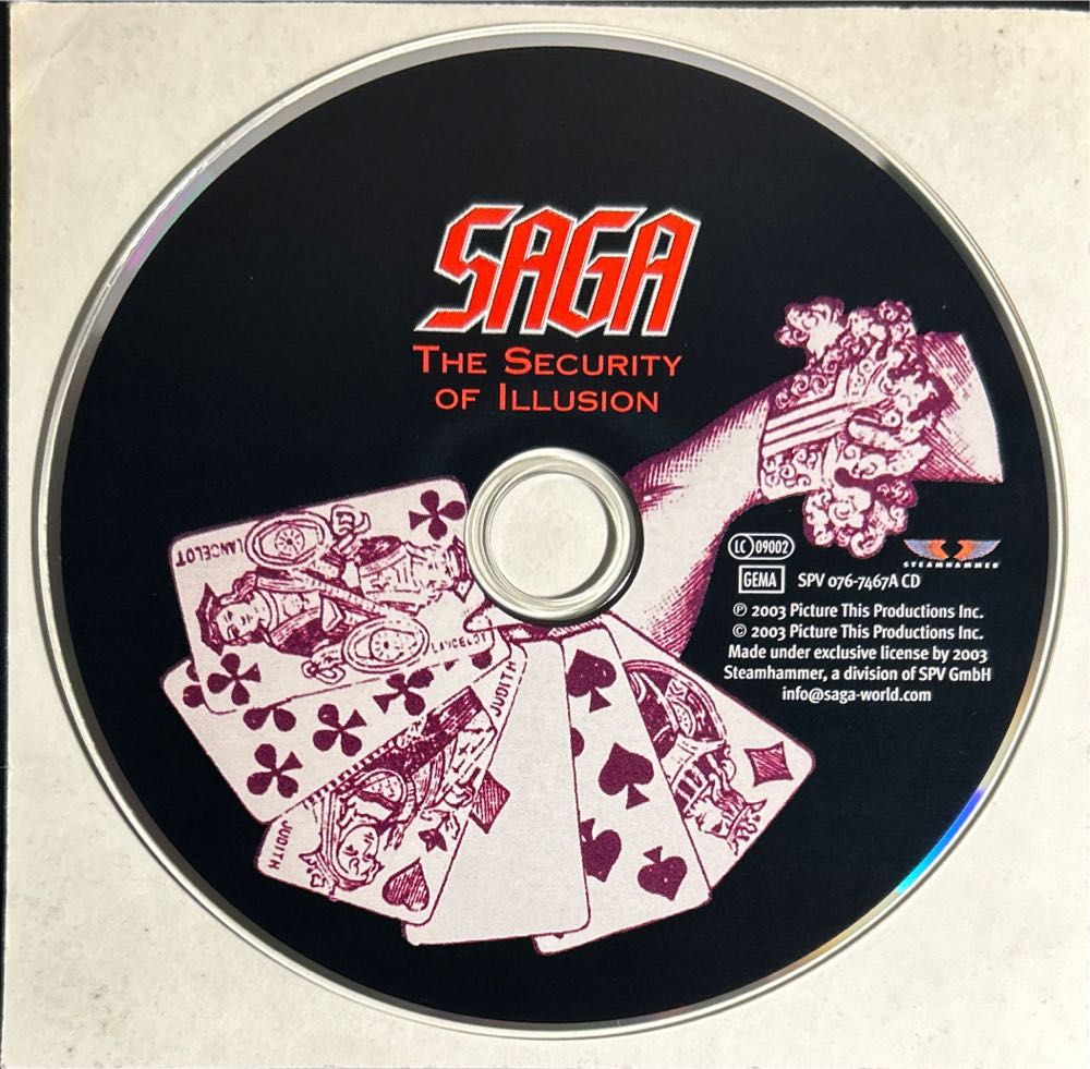 The Security Of Illusion - Saga (CD - 54) music collectible [Barcode 693723746722] - Main Image 4