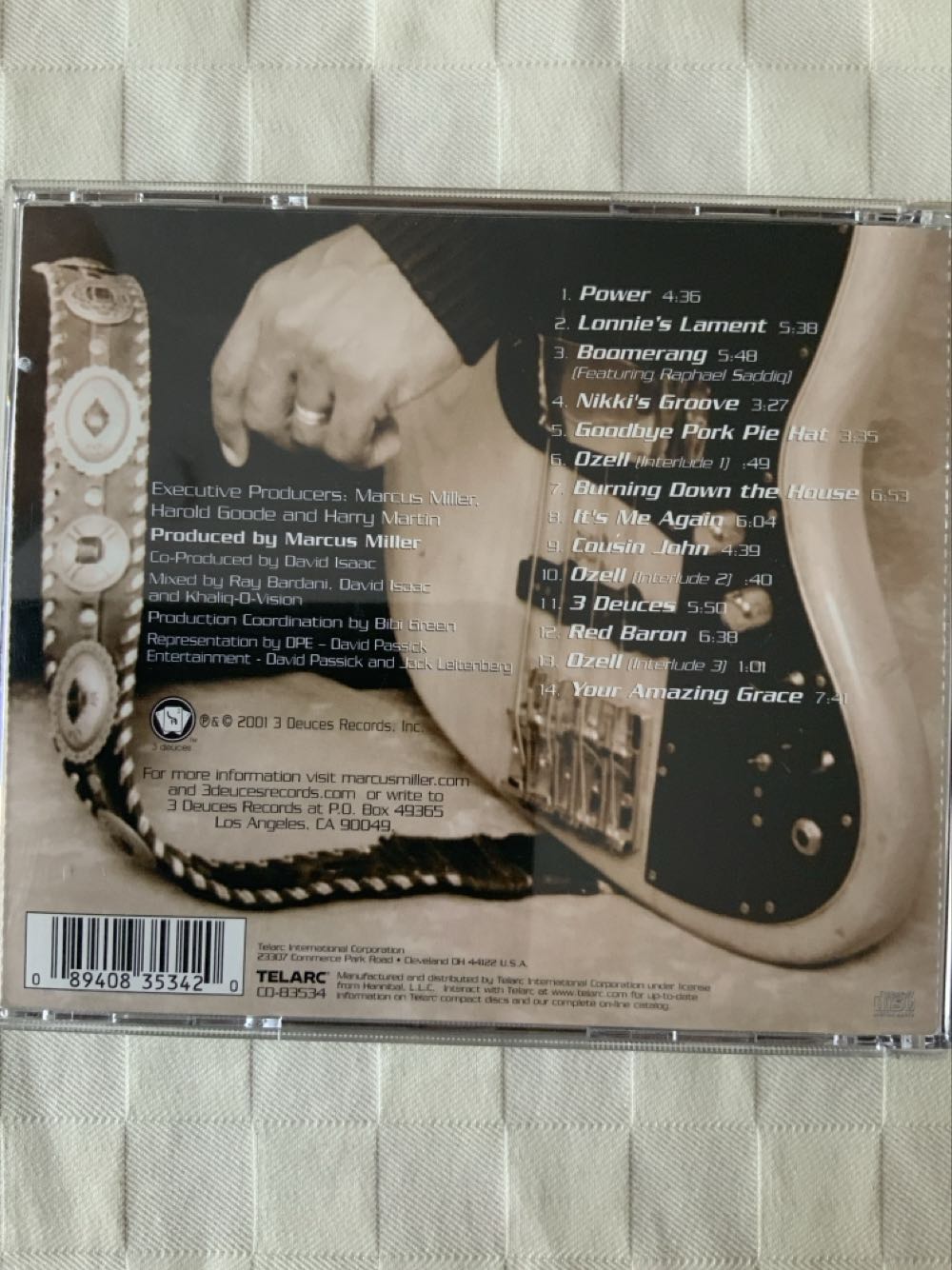 M2 (M Squared) - Miller, Marcus (CD - 65) music collectible [Barcode 089408353420] - Main Image 2