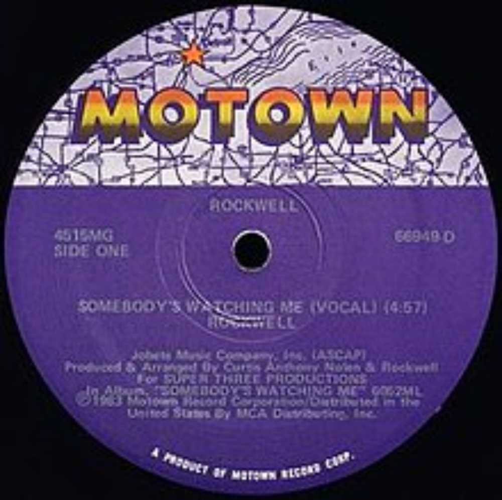 Somebody’s Watching Me - Rockwell (12”) music collectible - Main Image 3