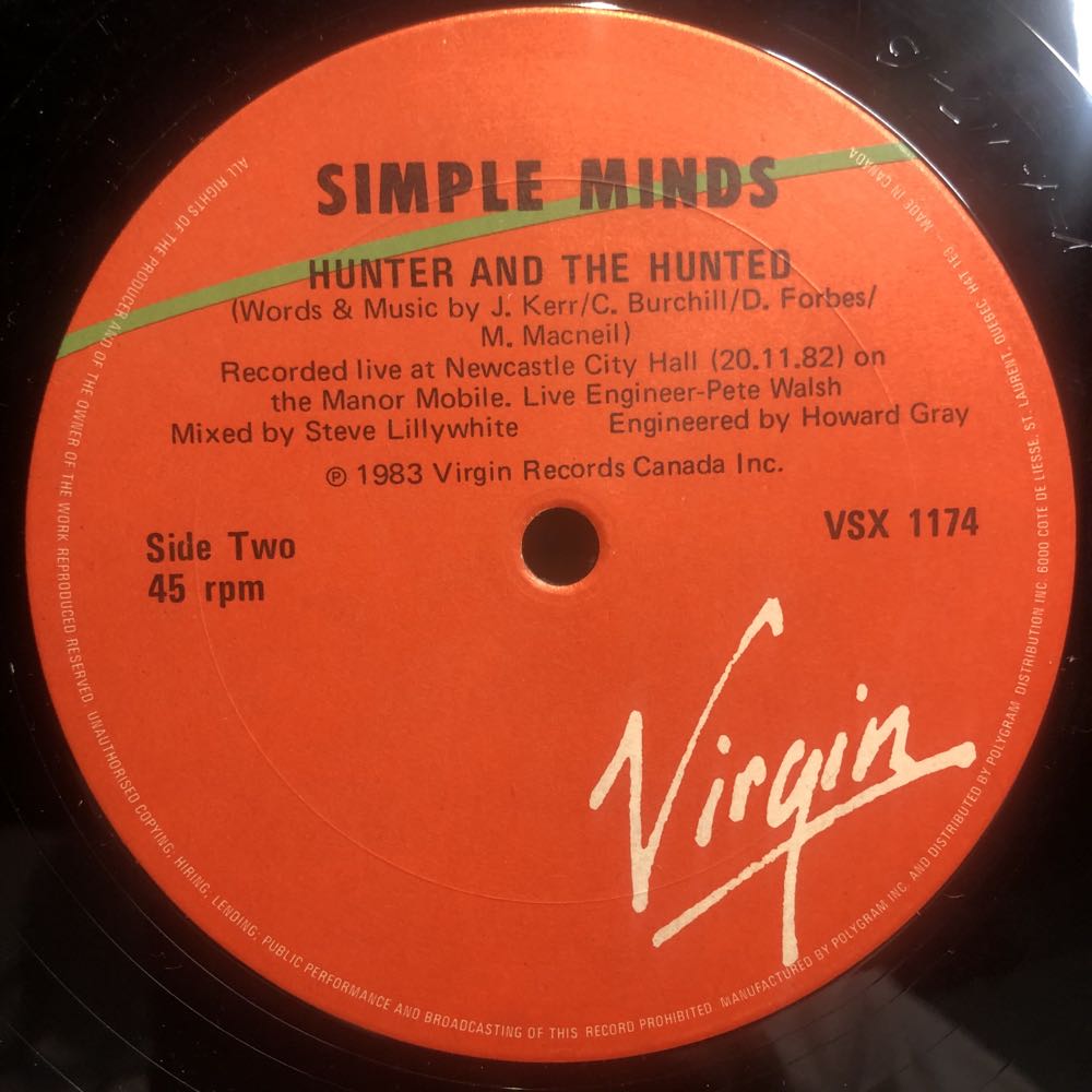 Waterfront - Simple Minds (12”) music collectible - Main Image 4