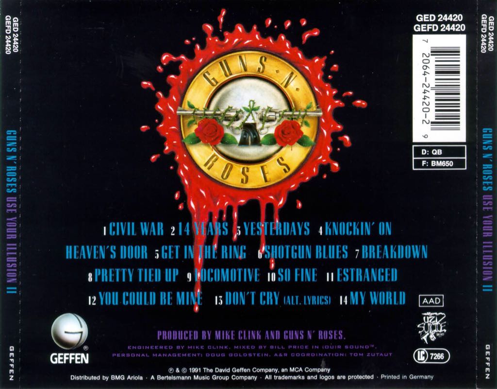 Use Your Illusion I - Guns N’ Roses (CD - 7604) music collectible [Barcode 9787880595031] - Main Image 2