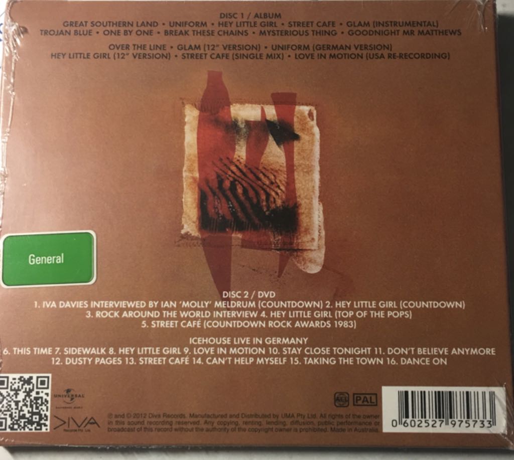 Primitive Man- 30th Anniversary - Icehouse (CD) music collectible [Barcode 602527975733] - Main Image 2