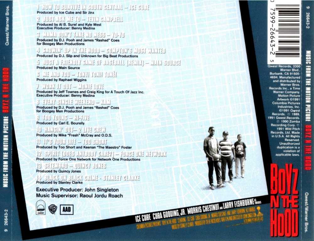 Soundtrack - Boyz N The Hood - Various Artists (CD) music collectible - Main Image 2