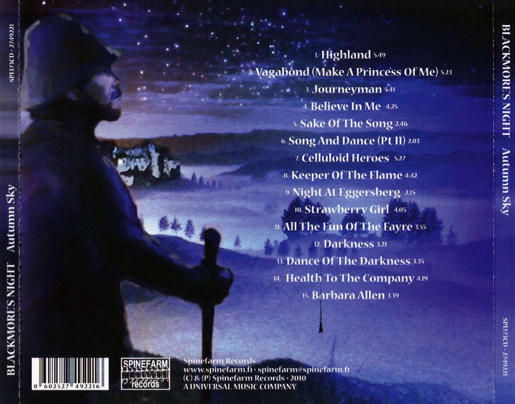 Autumn Sky - Blackmore’s Night (CD) music collectible [Barcode 602527492216] - Main Image 2