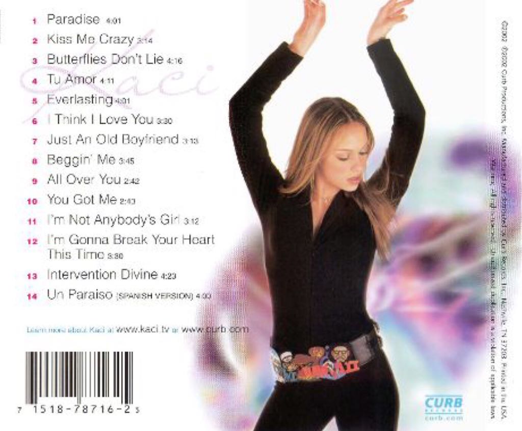 2002 • I’m Not Anybody’s Girl - Battaglia, Kaci (CD) music collectible [Barcode 715187871625] - Main Image 2