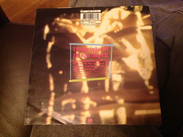 Hunger Strike - Temple Of The Dog (7”) music collectible [Barcode 0731458003779] - Main Image 2