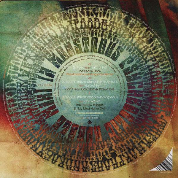 The Illectrik Hoax - DJ Food feat Natural Self and The Amorphous Androgynous (12”) music collectible [Barcode 5021392723167] - Main Image 2