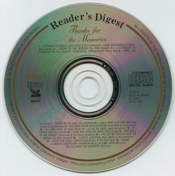 Thanks For The Memories - Verzamel 60 (CD - 270) music collectible - Main Image 4