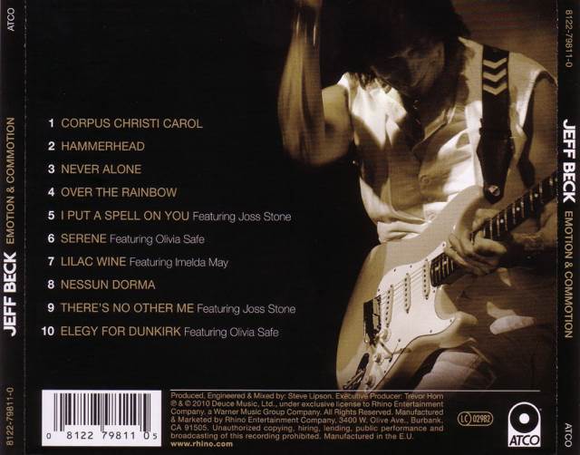 Emotion And Commotion - Jeff Beck (CD) music collectible - Main Image 2