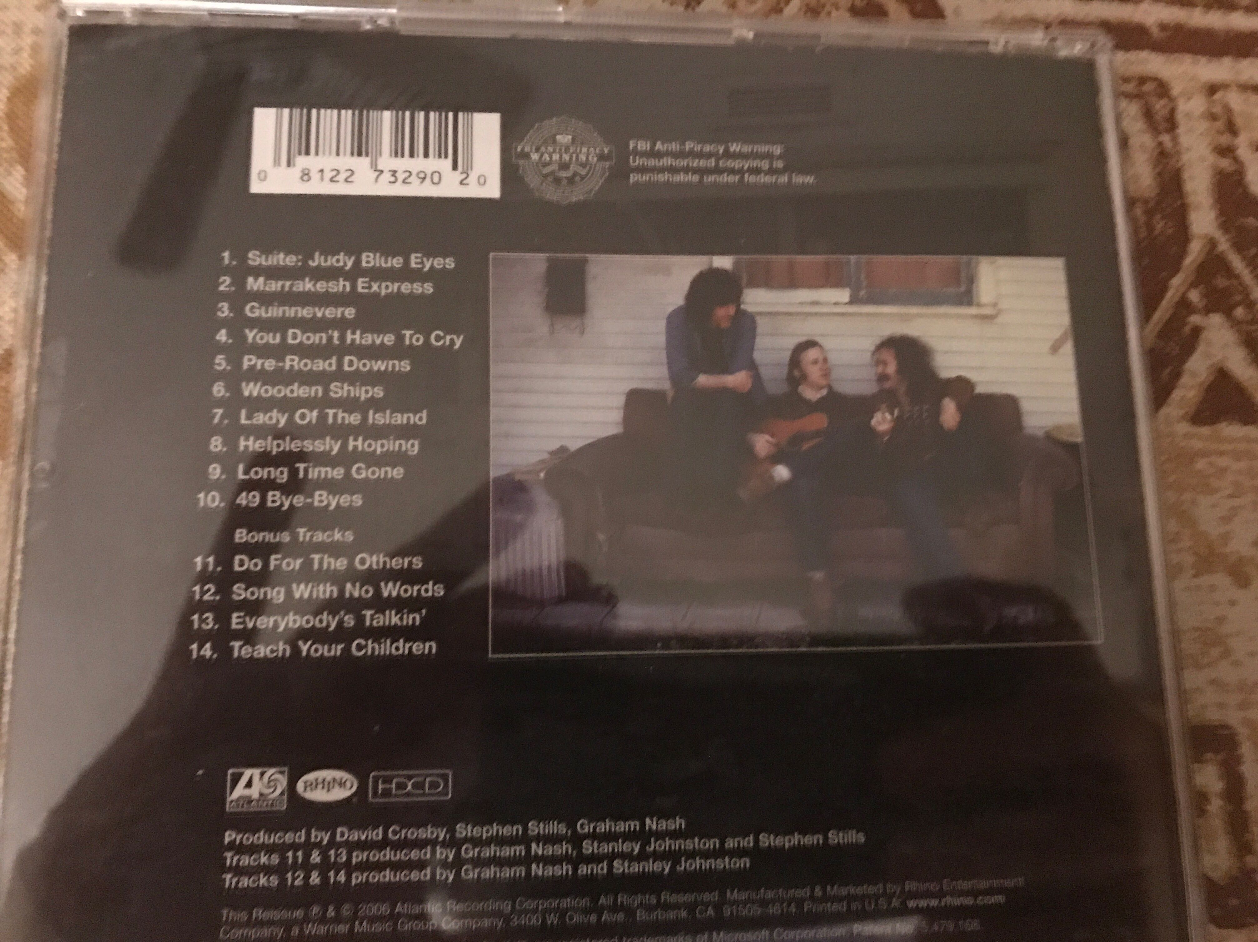 Crosby, Stills & Nash - Crosby, Still & Nash (CD - 40) music collectible [Barcode 081227329020] - Main Image 2