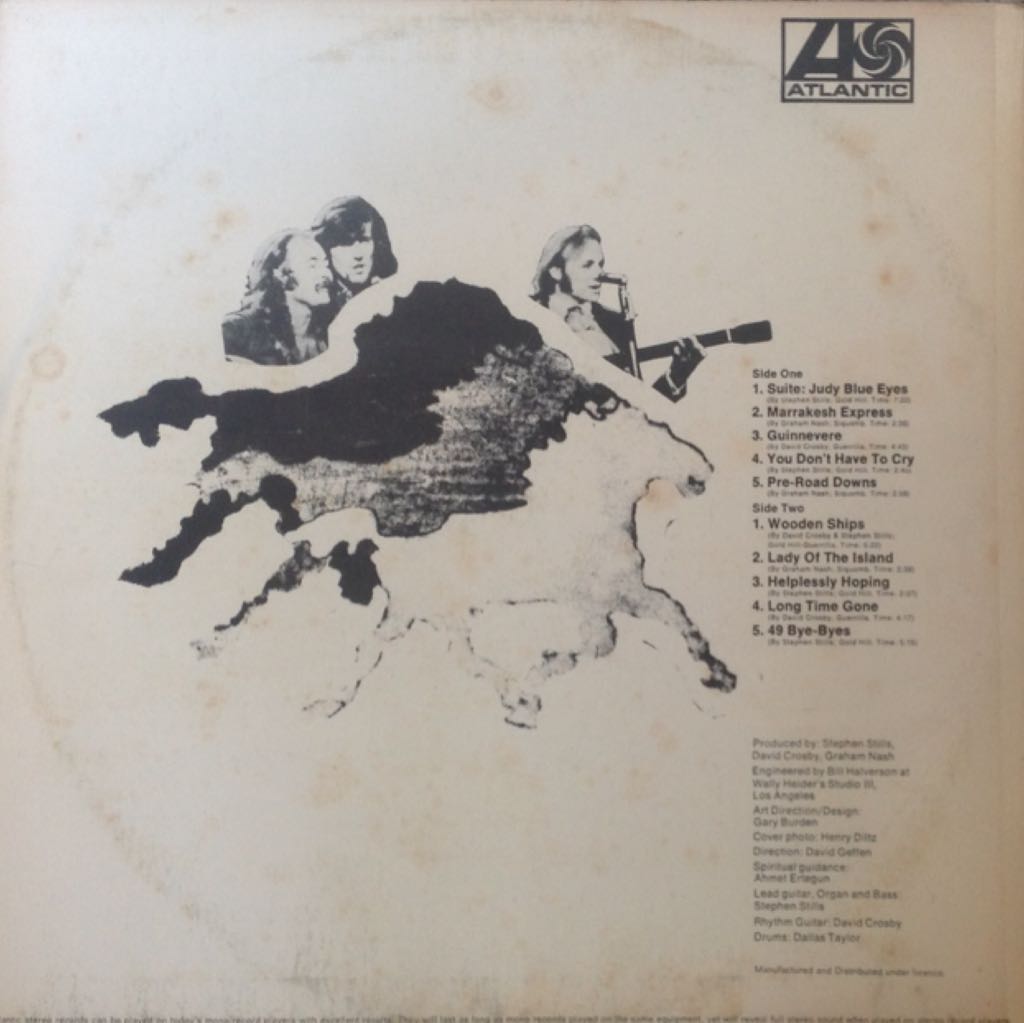 Crosby, Stills & Nash - Crosby, Stills & Nash (12”) music collectible - Main Image 2