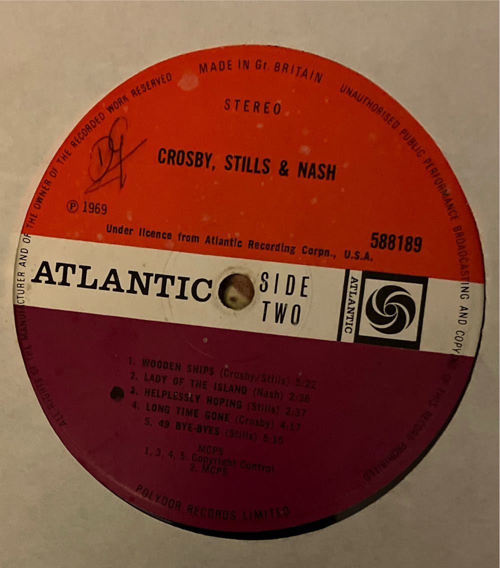 Crosby, Stills & Nash - Crosby, Stills & Nash (12”) music collectible - Main Image 6