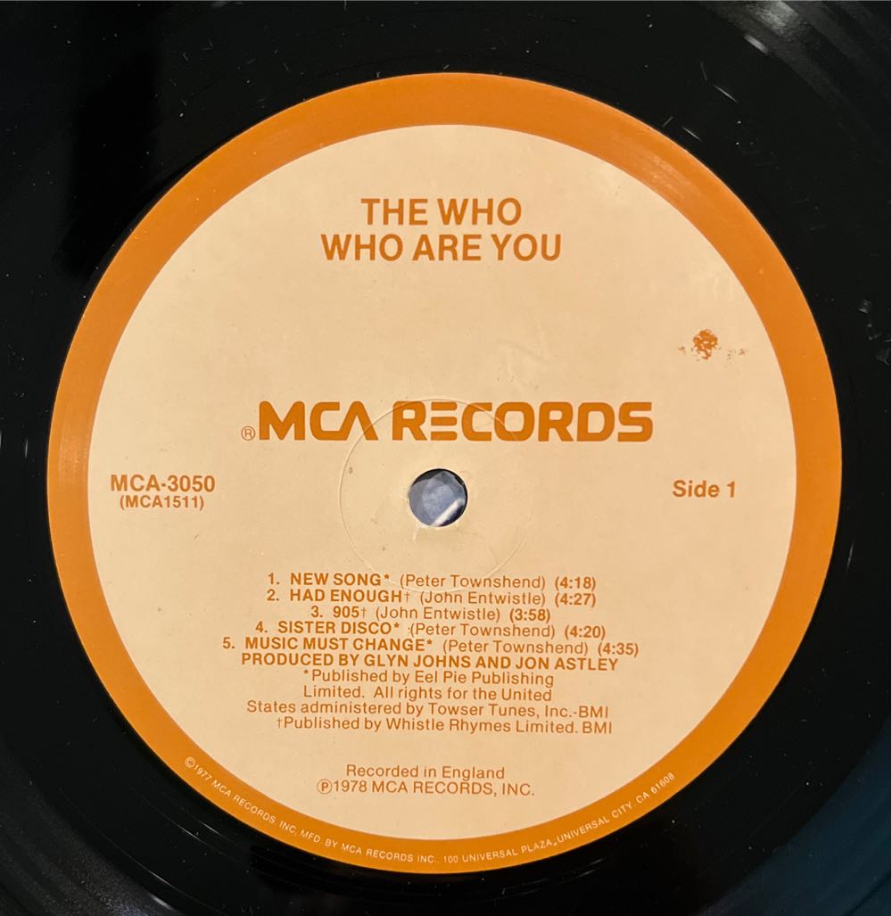 Who Are You - Who (12”) music collectible - Main Image 3