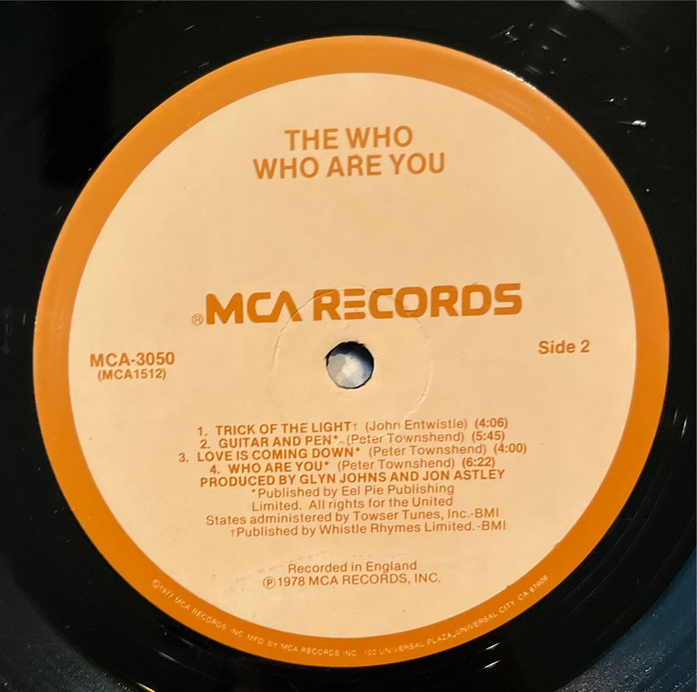 Who Are You - Who (12”) music collectible - Main Image 4