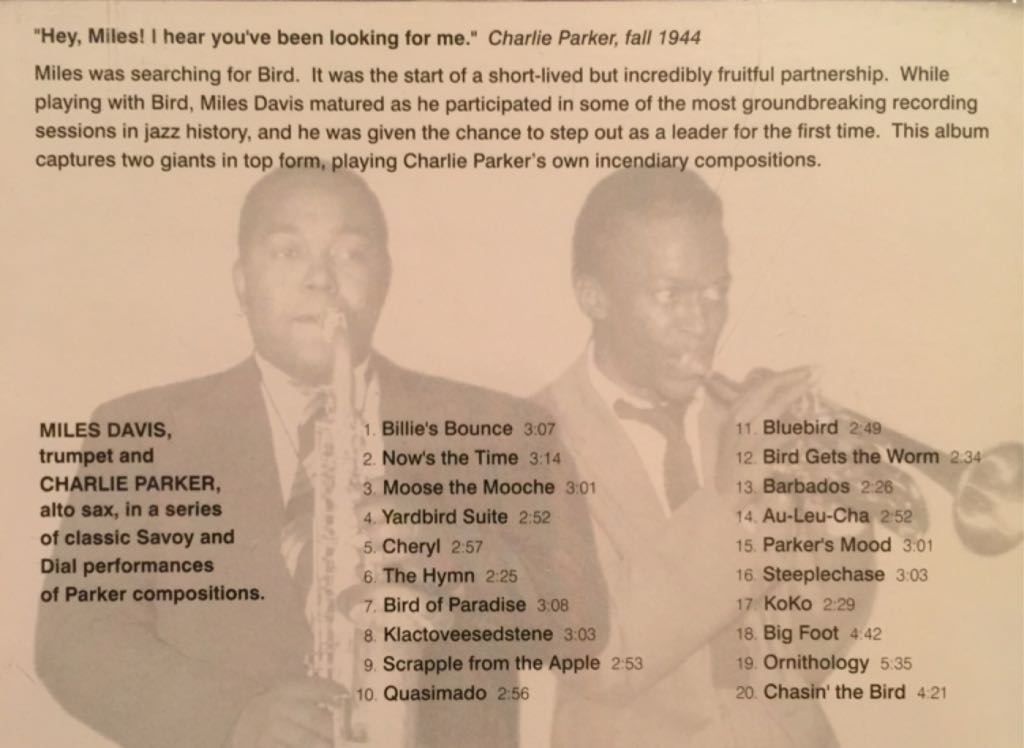 Birdsong - Davis, Miles (MP3) music collectible [Barcode 795041718020] - Main Image 2