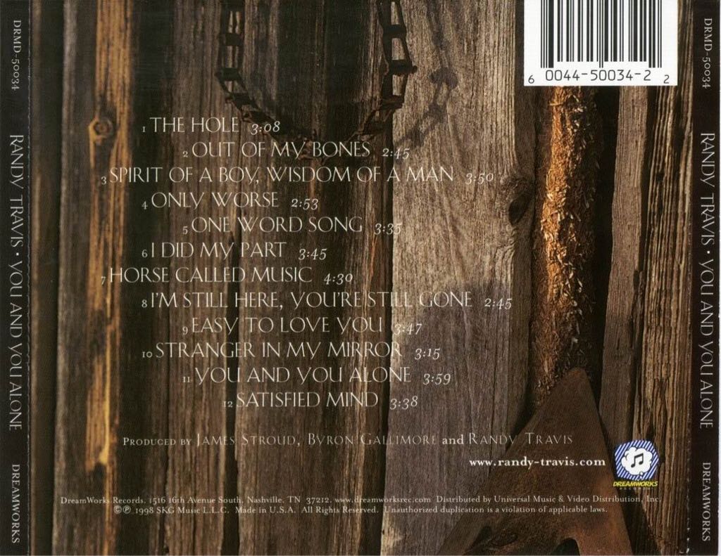 You and You Alone - Randy Travis (12”) music collectible - Main Image 2