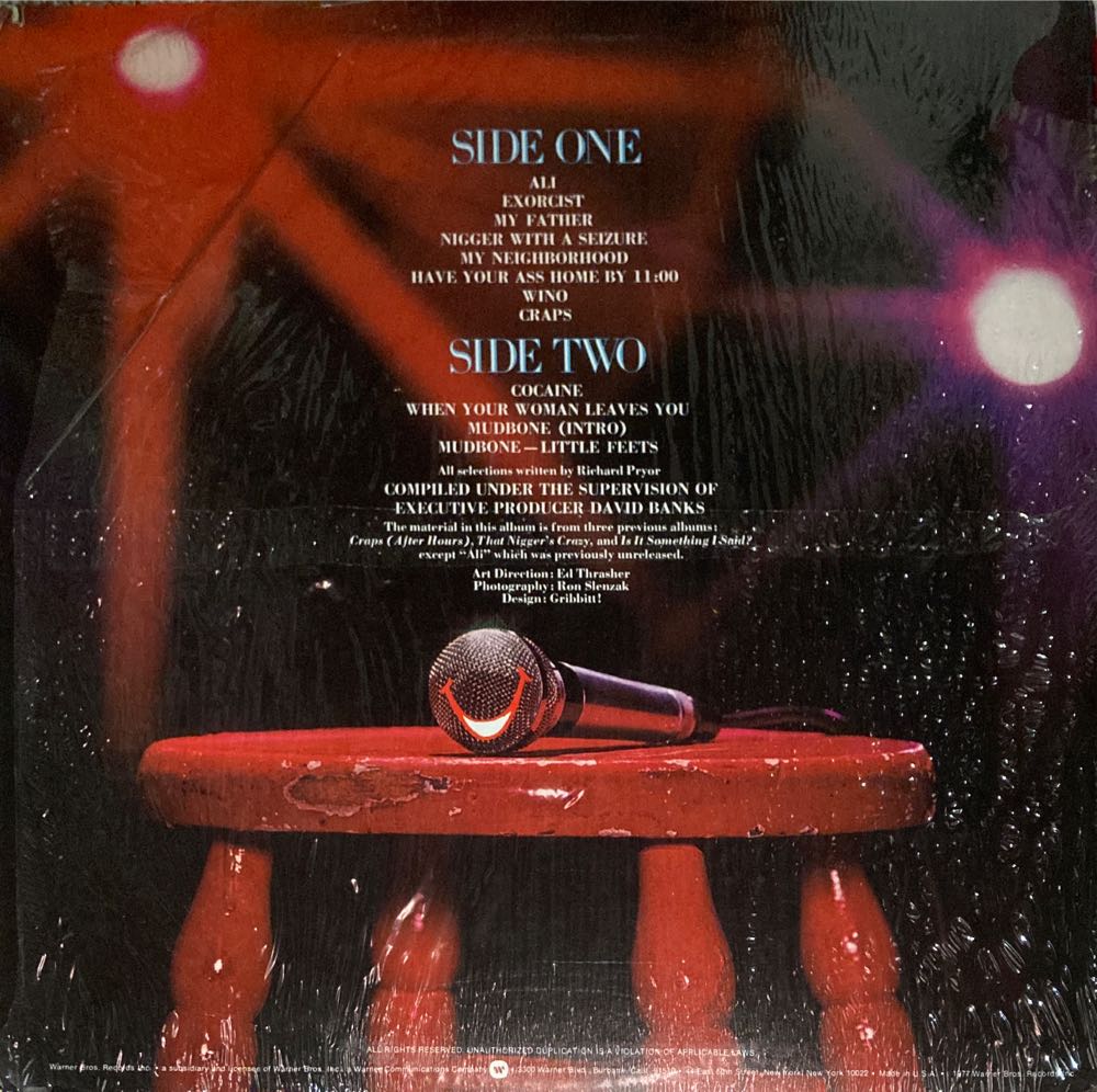 Richard Pryor’s Greatest Hits - Richard Pryor (Cassette - 63) music collectible - Main Image 2