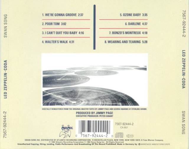 Coda - Led Zeppelin (12”) music collectible [Barcode 4943674044047] - Main Image 2