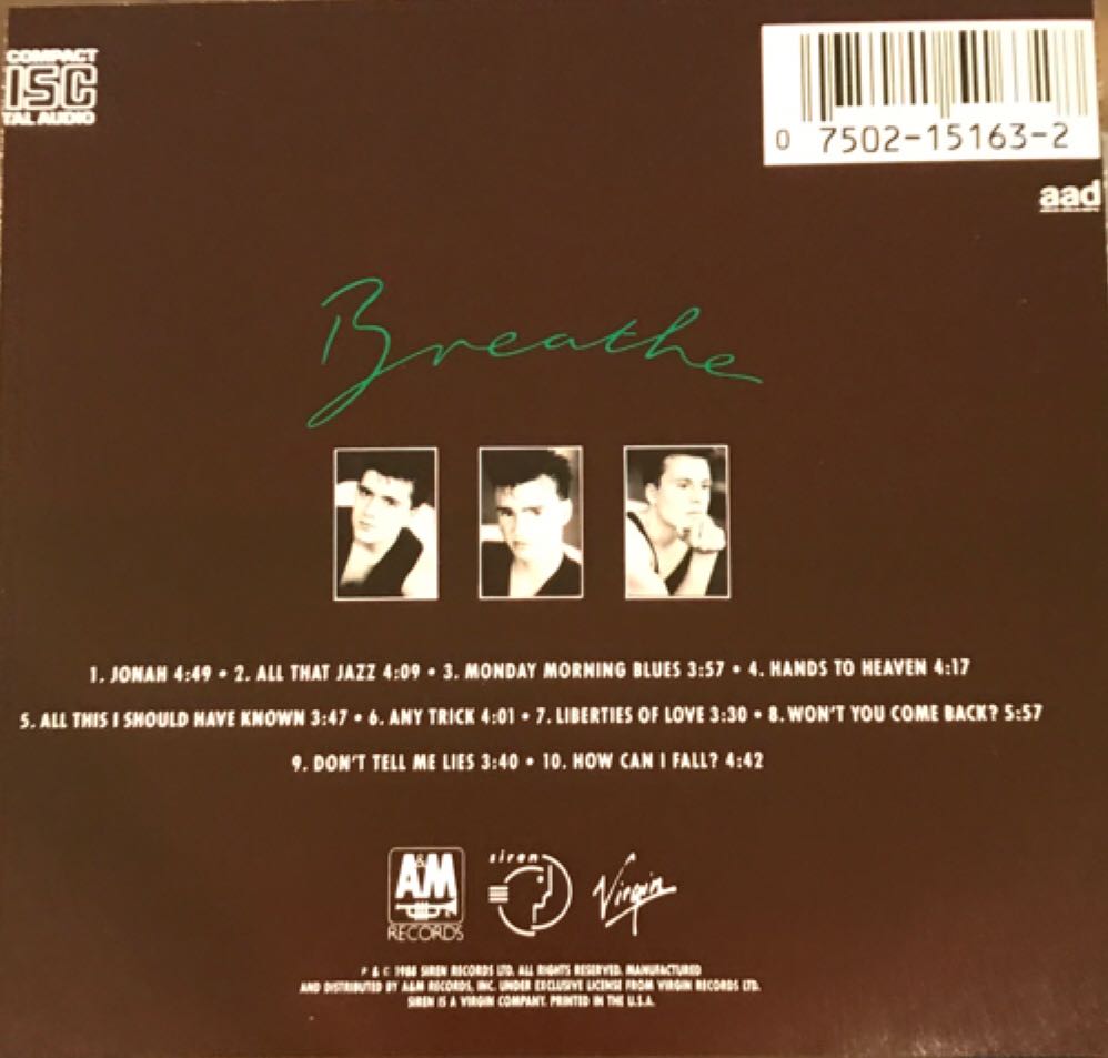 All That Jazz - Breathe (12” - 42) music collectible - Main Image 2