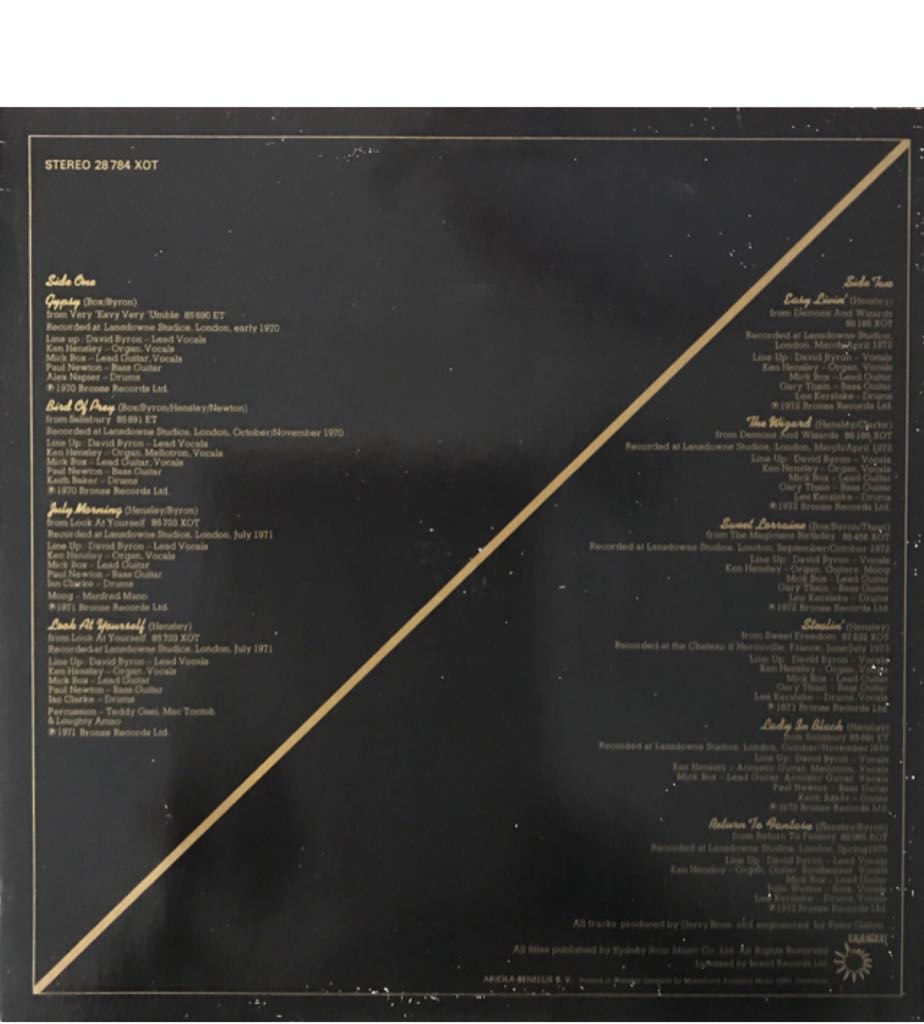 The Best Of... - Uriah Heep (12”) music collectible - Main Image 2