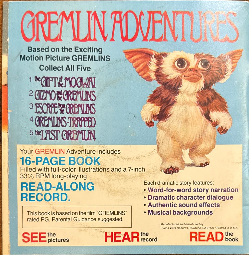 The Gift Of The Mogwai - Gremlins (7”) music collectible - Main Image 2