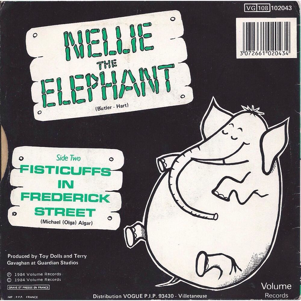 Nellie The Elephant - Toy Dolls (7”) music collectible [Barcode 8719262006379] - Main Image 2
