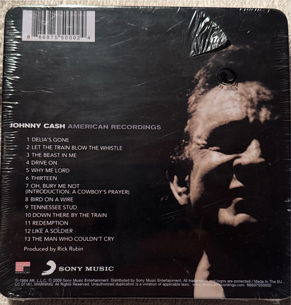 American Recordings - Steelbox - Johnny Cash (CD) music collectible [Barcode 886975500024] - Main Image 2