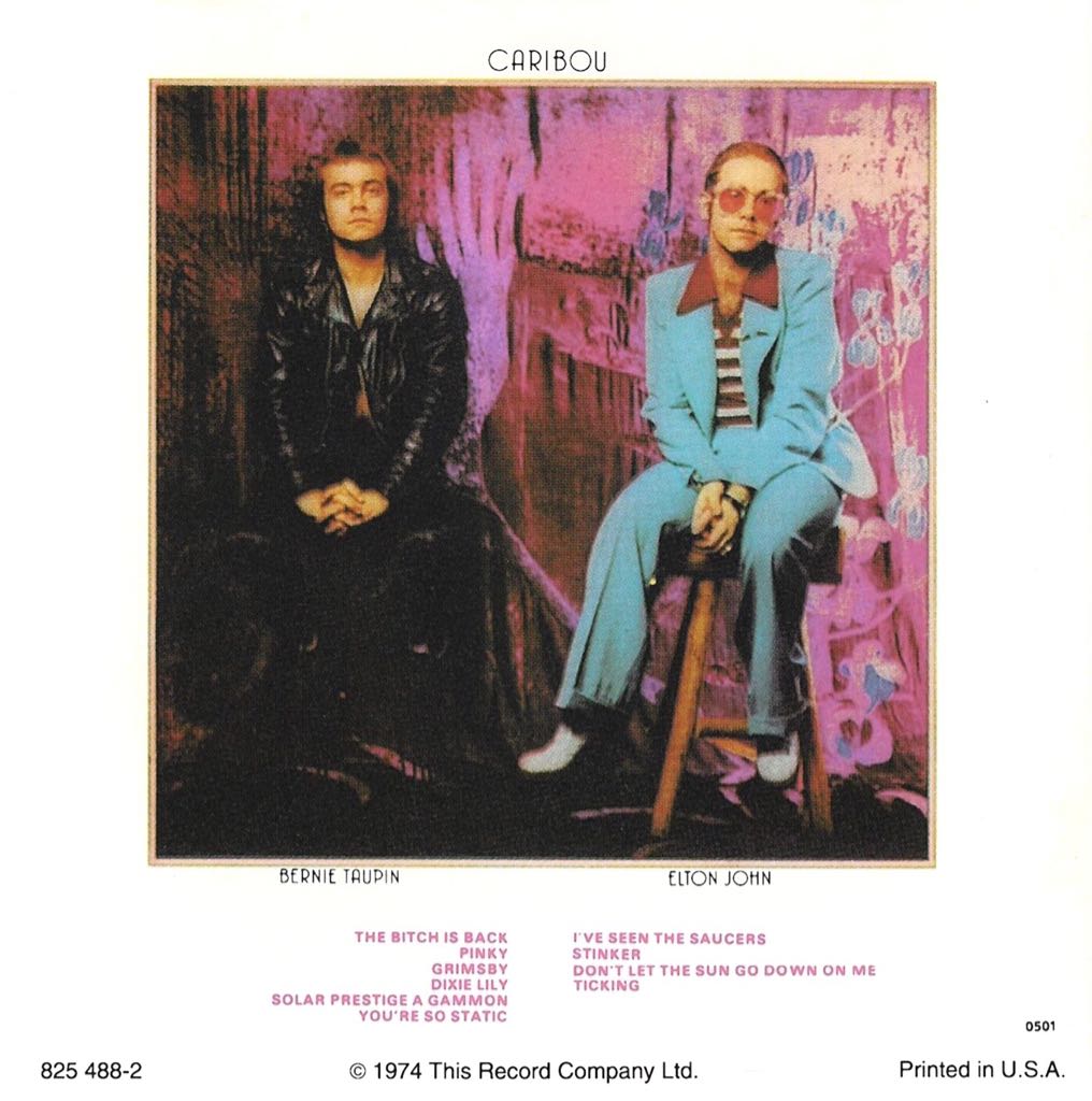 Caribou - Elton John (CD) music collectible - Main Image 2