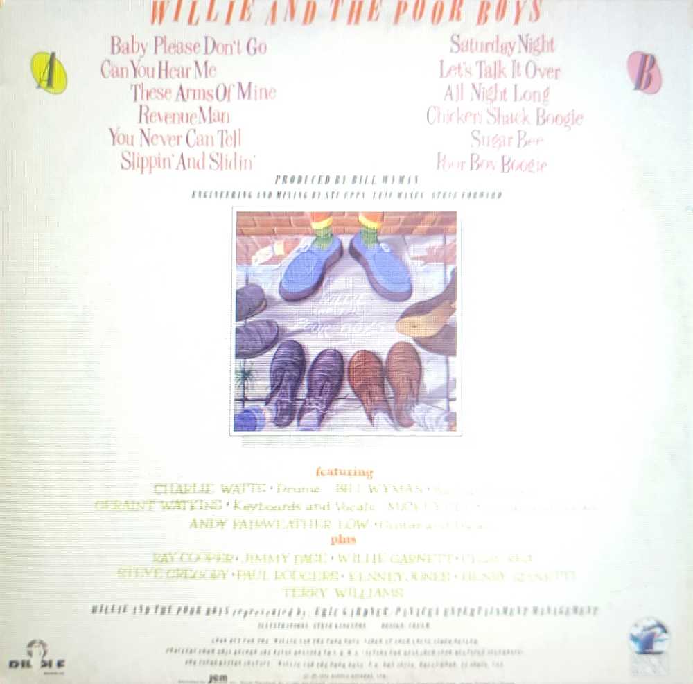 Willie And The Poor Boys - Willie And The Poor Boys (12”) music collectible - Main Image 2