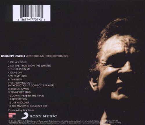 American Recordings - Johnny Cash (CD - 41:52) music collectible [Barcode 5051011279225] - Main Image 2