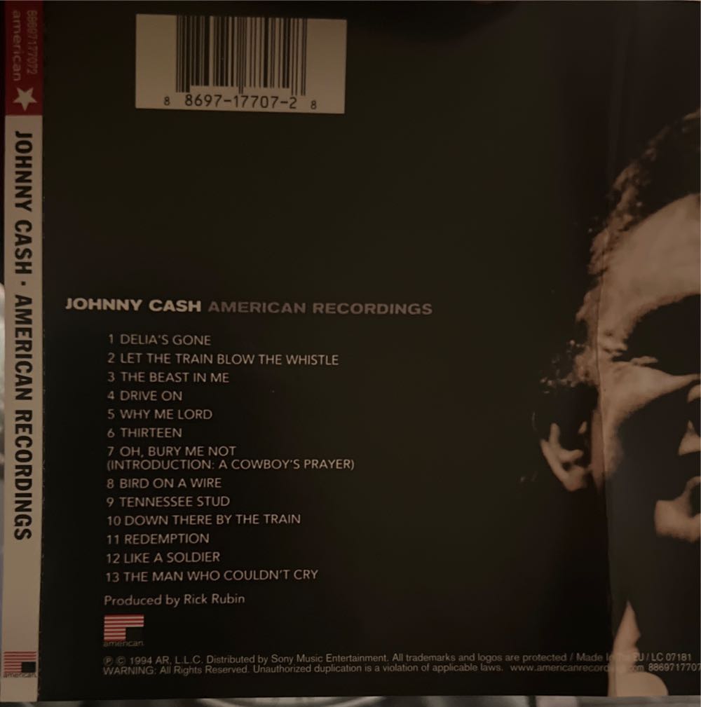 American Recordings - Cash Johnny (CD) music collectible [Barcode 886971770728] - Main Image 2