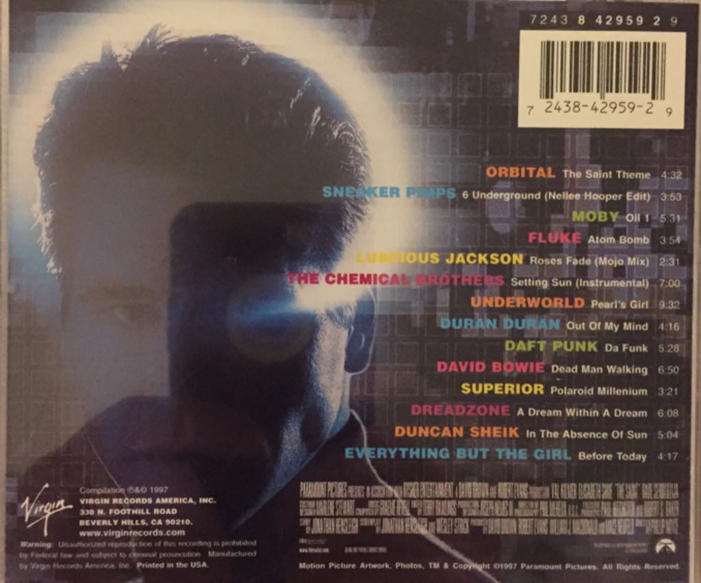 The Saint - Verzamel Alg (CD - 71) music collectible [Barcode 724384295929] - Main Image 2