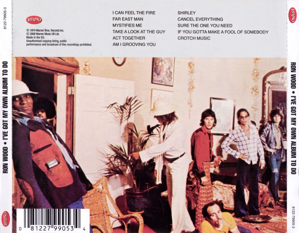 I’ve Got My Own Record To Do - Wood Ron (12”) music collectible - Main Image 2