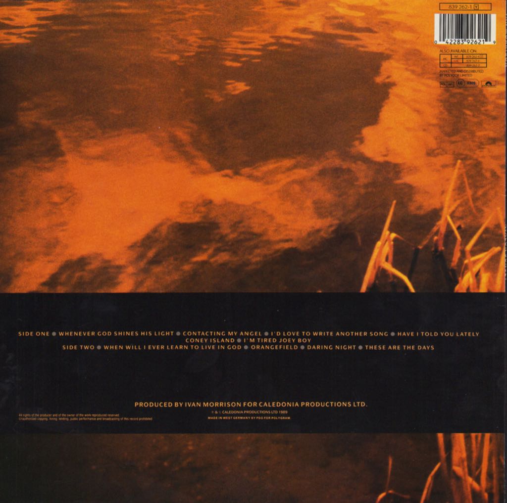 Avalon Sunset - Van Morrison (12” - 4222) music collectible - Main Image 2