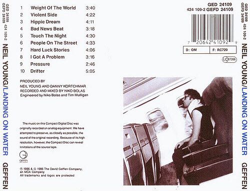 Landing On Water - Neil Young (CD) music collectible - Main Image 2