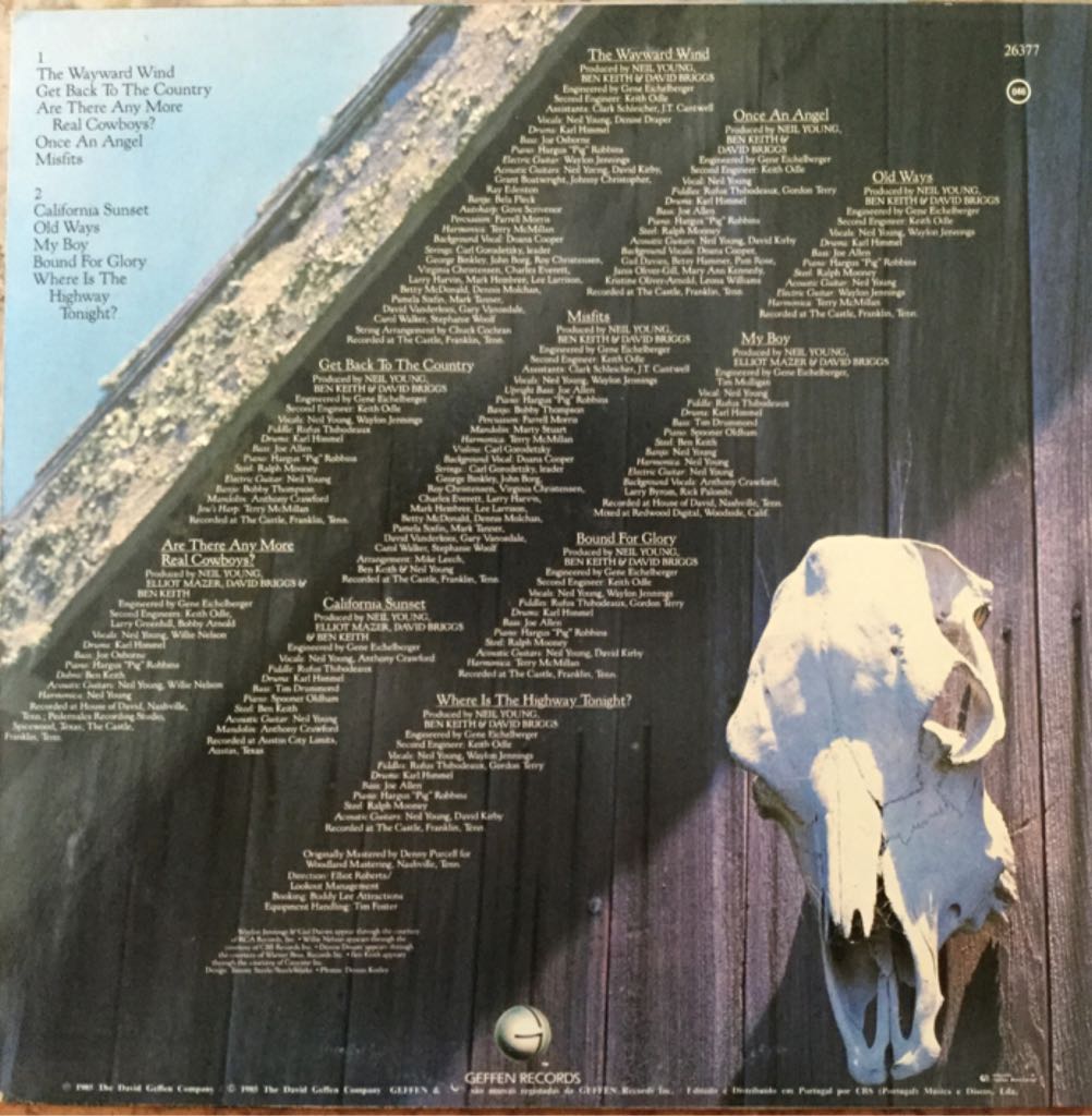 Old Ways - Neil Young (12” - 37) music collectible [Barcode 600753386965] - Main Image 2